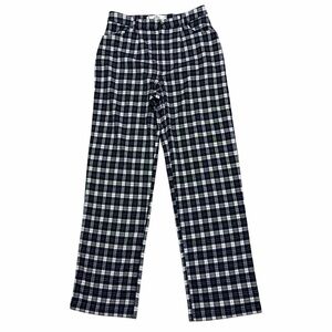 HOLLISTER NWT Navy Plaid Ultra High Rise Dad Pants 28